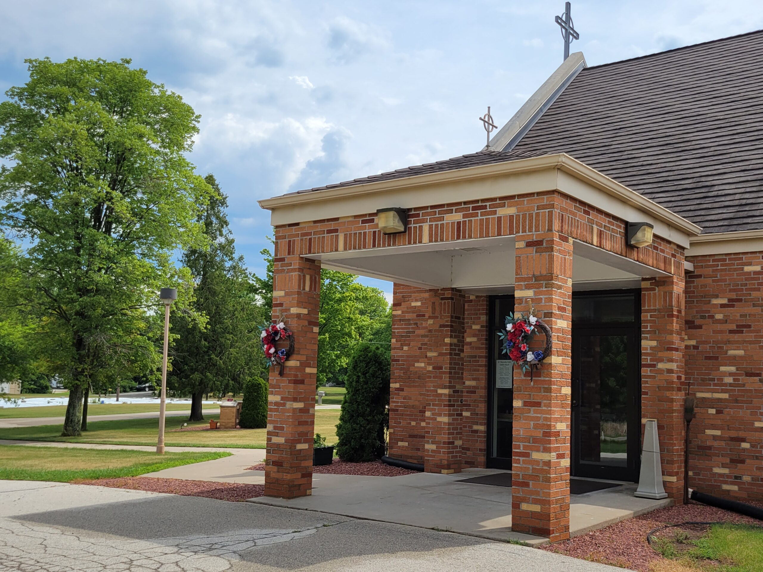 The Entrance to St. Max Kholbe Parish Church